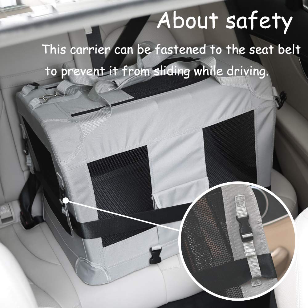 Petseek intérieur avec coussin et gamelle pour confort et repas en déplacement