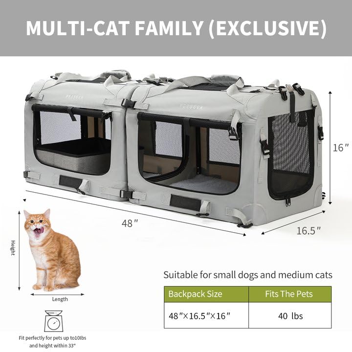 Petseek intérieur avec lit en polaire amovible offrant confort et lavage machine