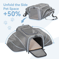 Petsfit sac replié à plat pour rangement compact et gain de place