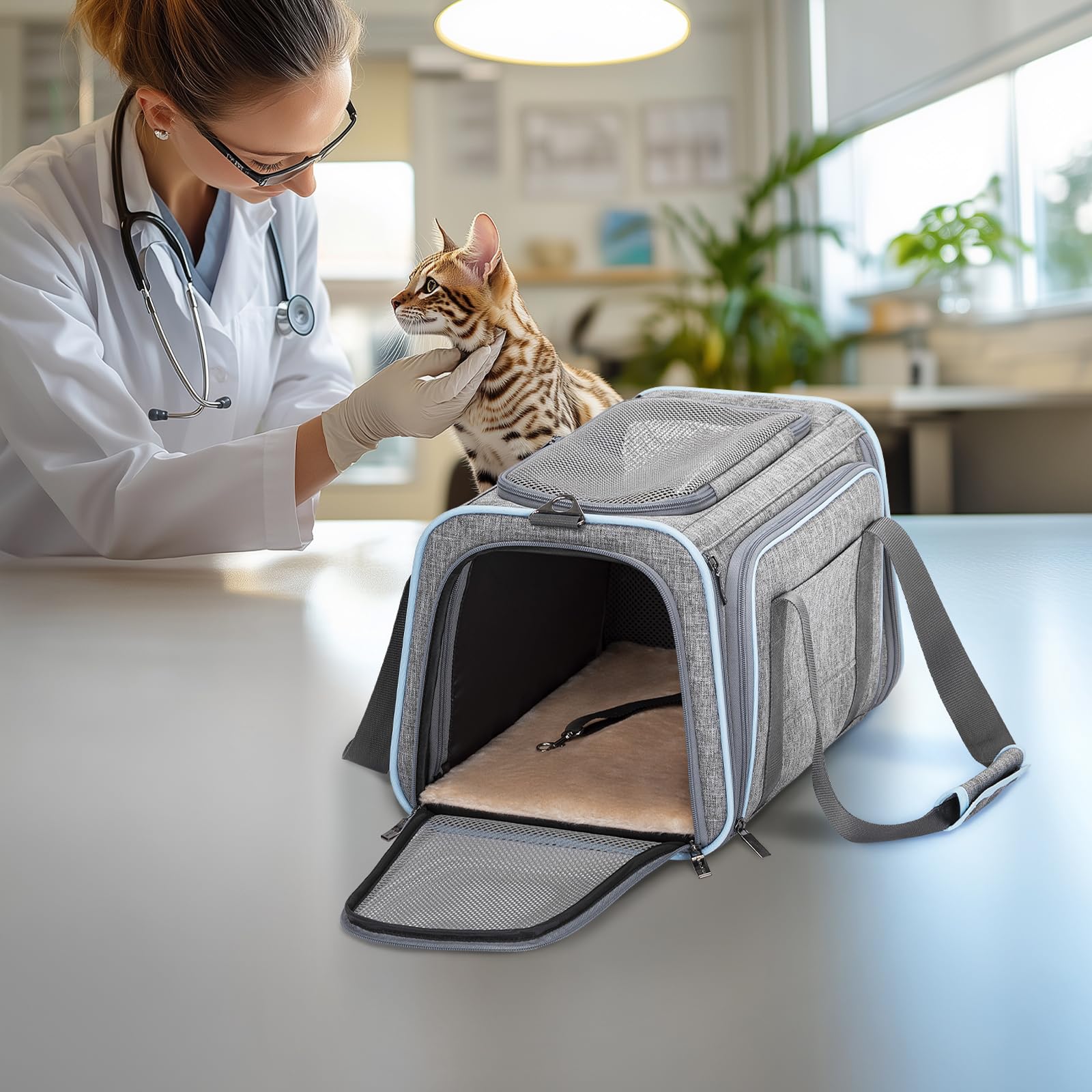Petsfit fermeture éclair auto-verrouillante limitant les risques d'évasion