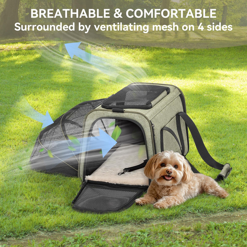 Petsfit poignées et bandoulière détachable pour portage multiple et confort