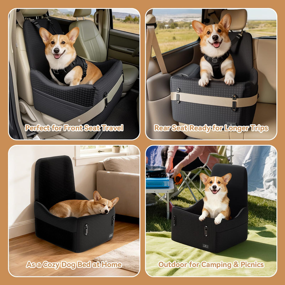 Petsfit siège convertible utilisé comme panier intérieur doux et pratique