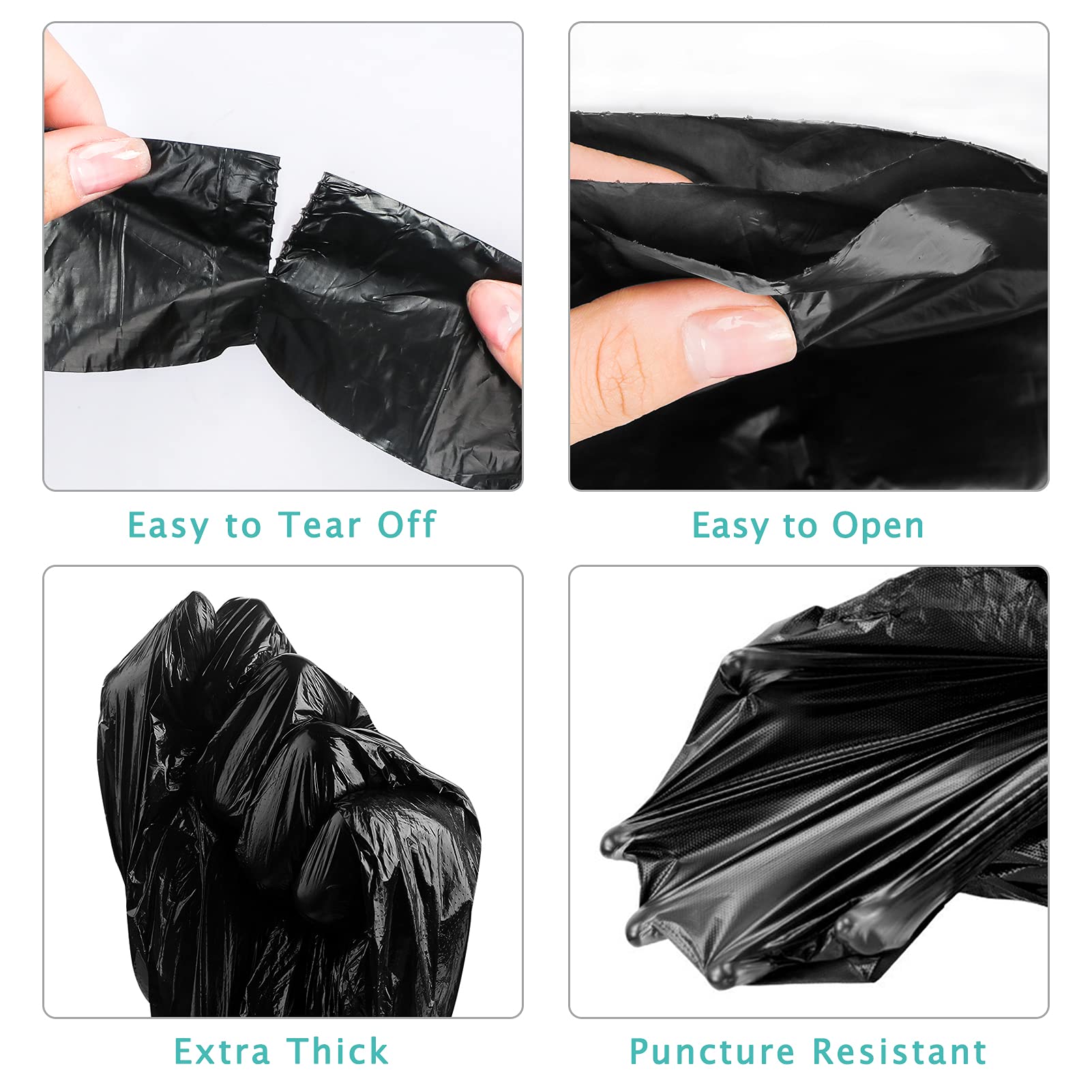 Pet sHome sac chargé montrant tenue jusqu'à 3,7 lb pour confiance au ramassage