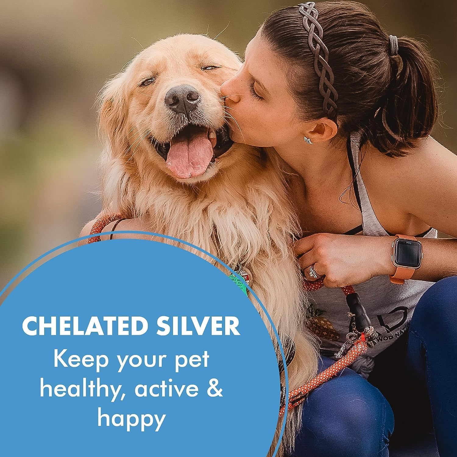 PetSilver flacon scellé démontrant fabrication sûre et qualité USA