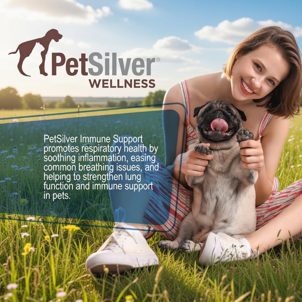 Détail de l'étiquette PetSilver indiquant ingrédients simples et sécurité
