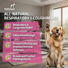 PetSilver solution claire texture visible pour administration sûre
