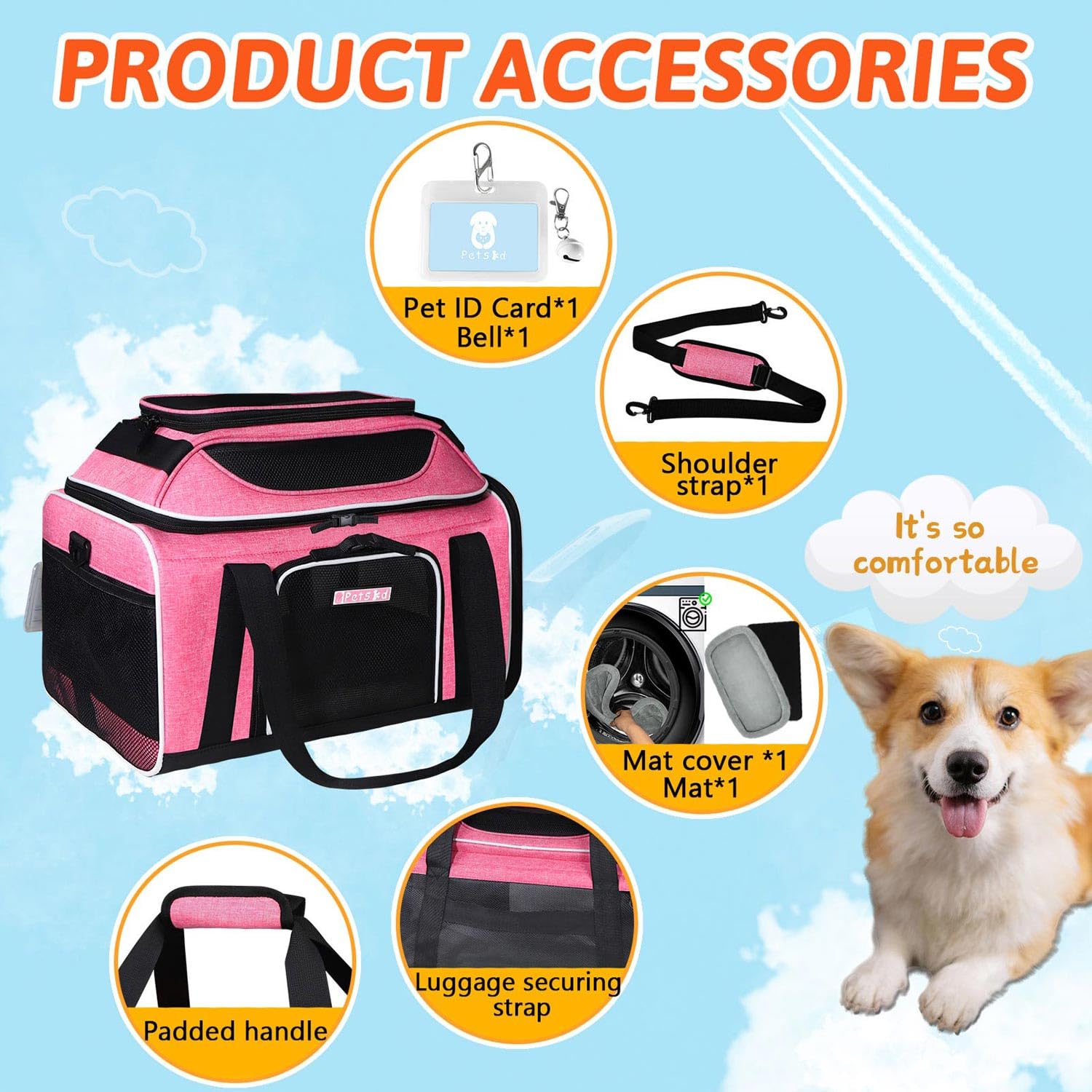 Petskd détail tissu imperméable résistant aux griffures pour nettoyages faciles
