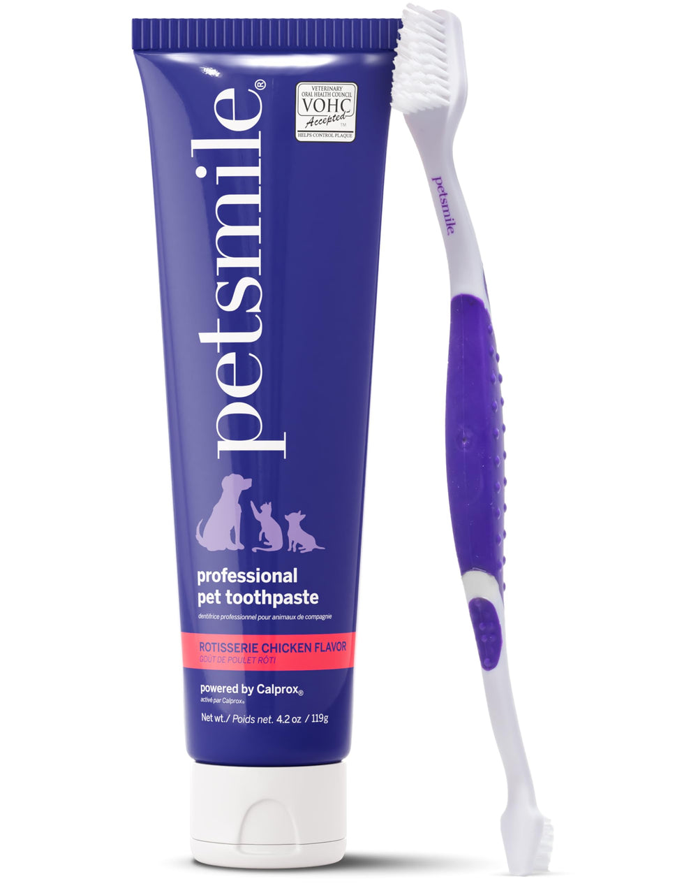 petsmile emballage avant montrant le kit complet et facilité d'utilisation