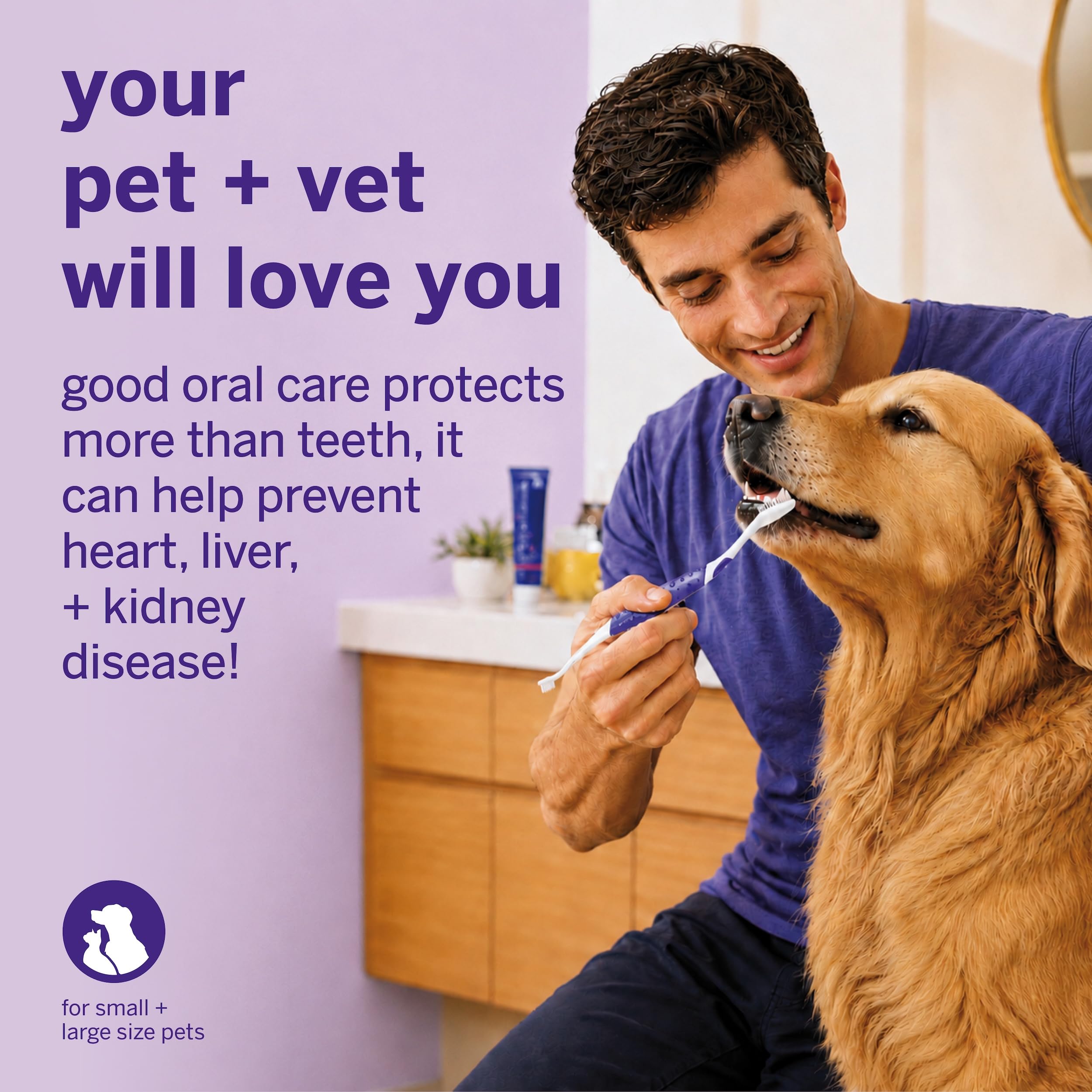 petsmile poils doux gros plan, nettoyage sans irriter les gencives