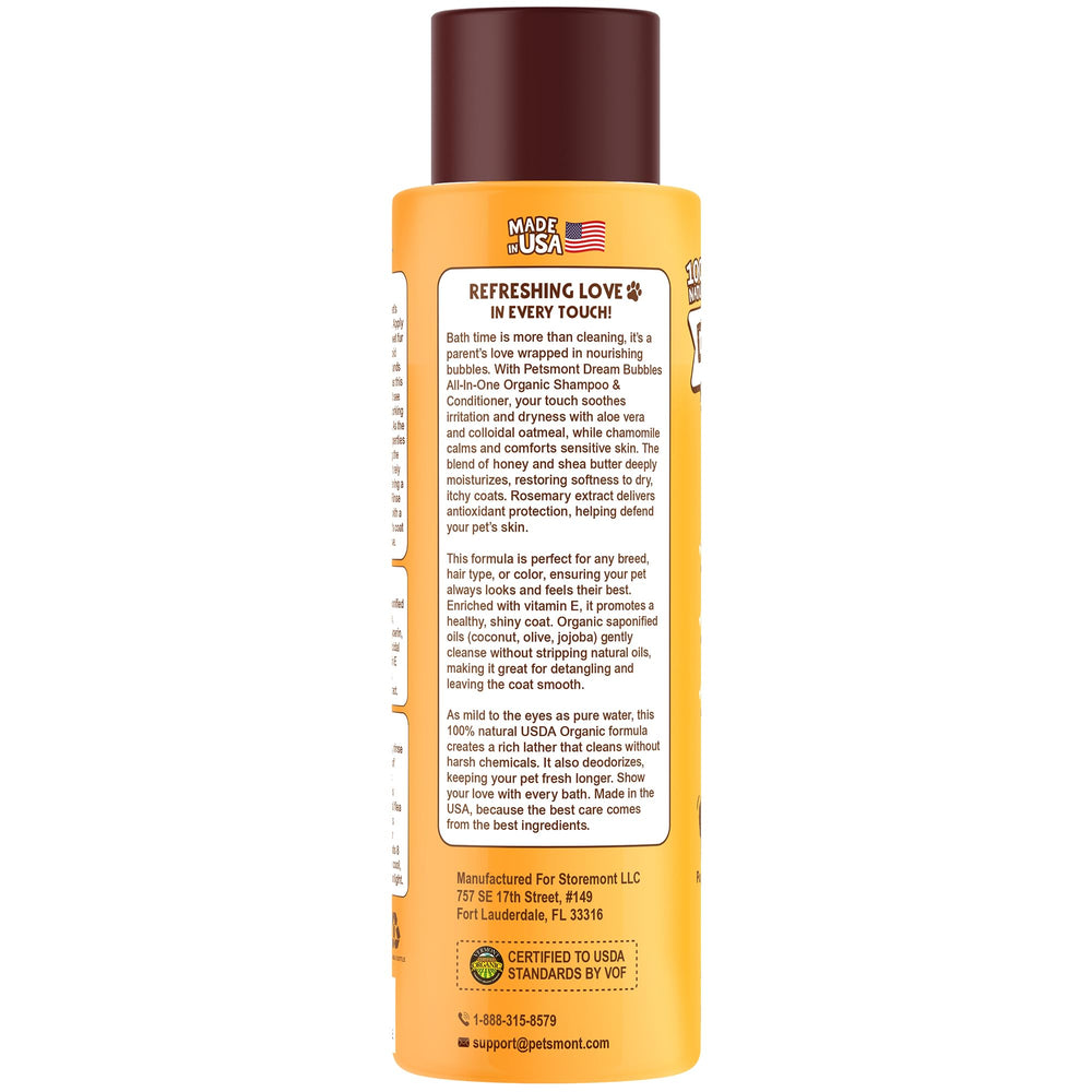 Petsmont poil après shampoing peau et poil plus doux visible au toucher