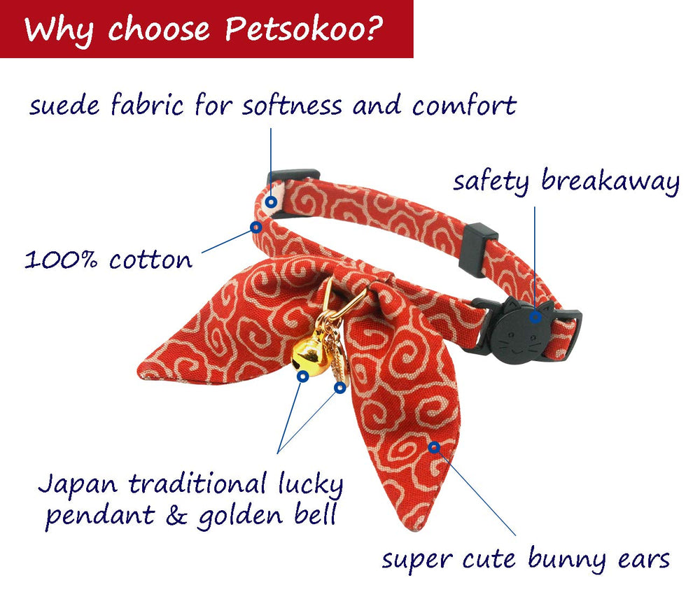 PetSoKoo gros plan nœud et oreilles de lapin charme visuel doux
