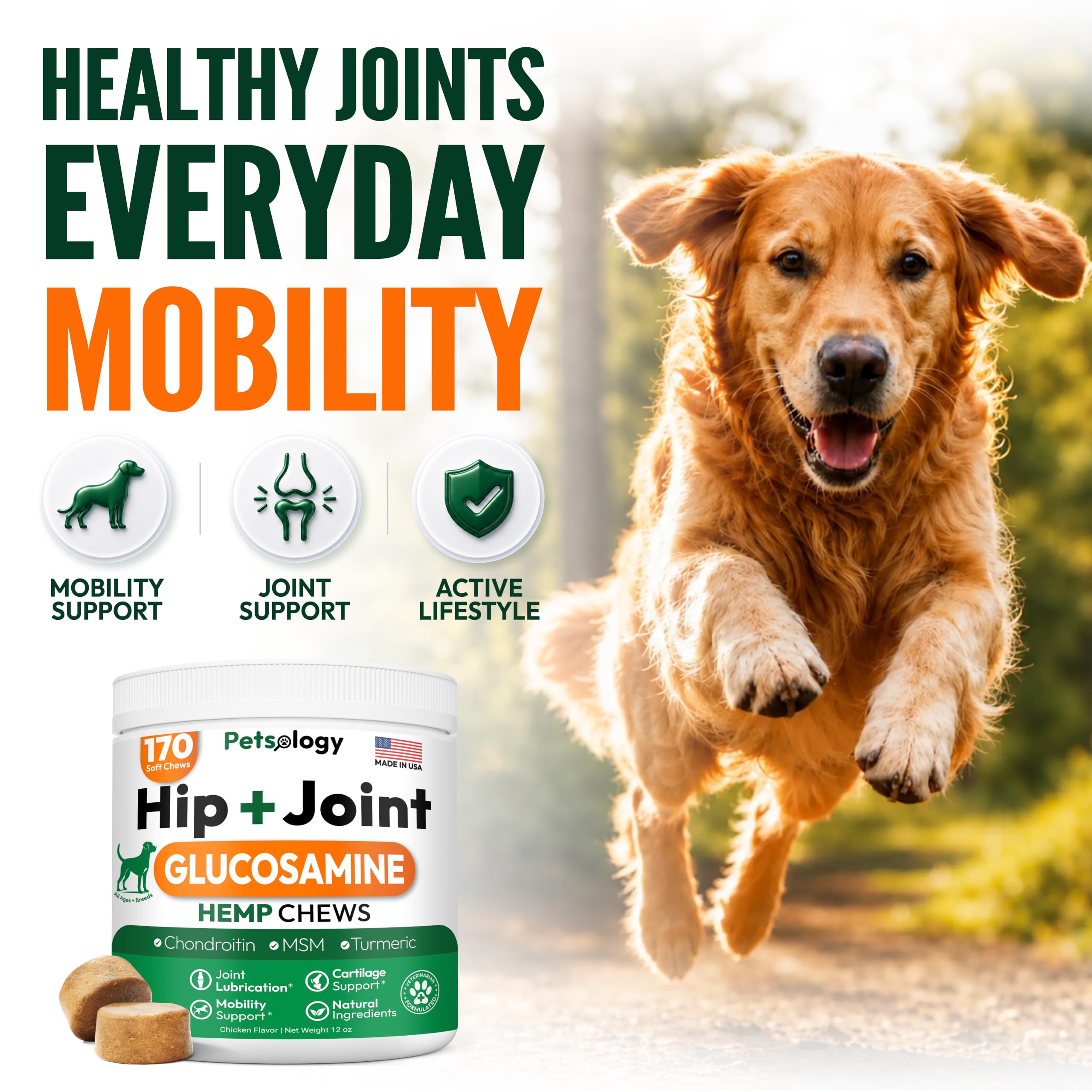 Petsology emballage arrière avec informations nutritionnelles et sécurité