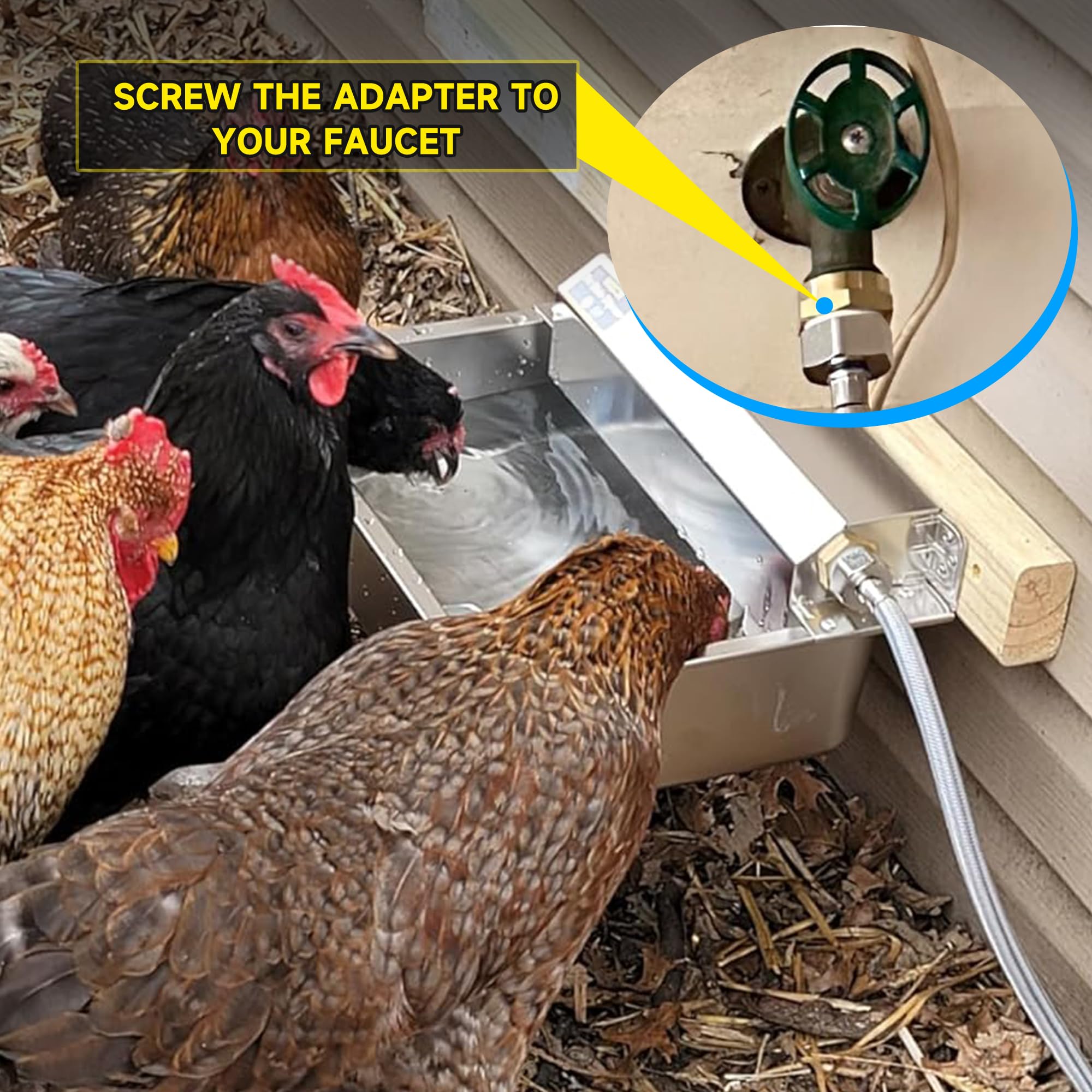 PETSOLON installé en extérieur sur une ferme résistant aux intempéries