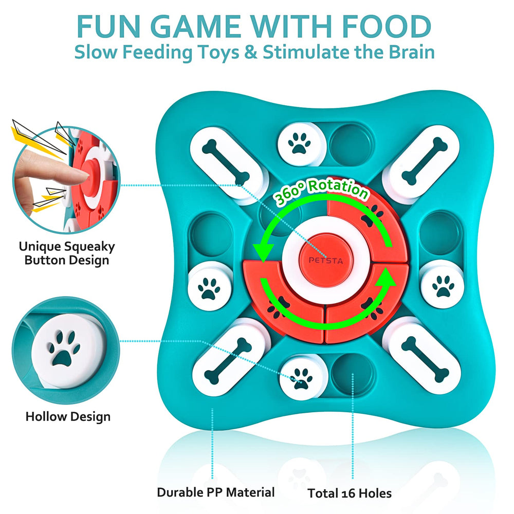 PETSTA chien interagit avec le puzzle stimulant son intelligence