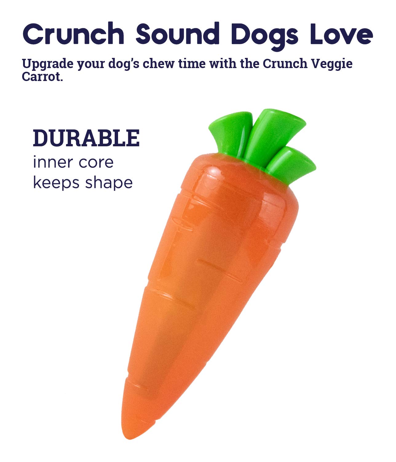 Petstages Crunch Veggies Carrot comparaison taille large pour choix adapté