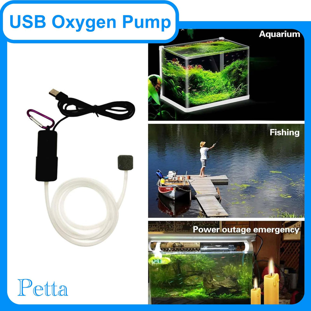 Petta pompe montrant la prise USB pour alimentation universelle pratique