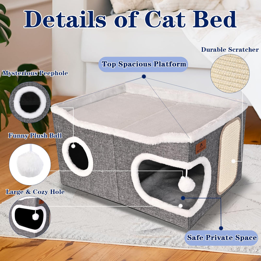 PETTDATE meuble plié pour rangement compact et transport facile