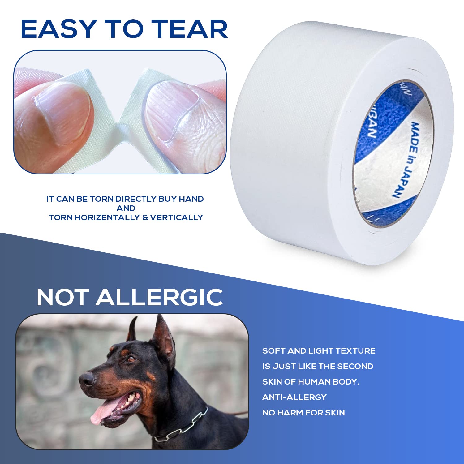PETTIST application sur oreille de chien pour maintien discret et sûr