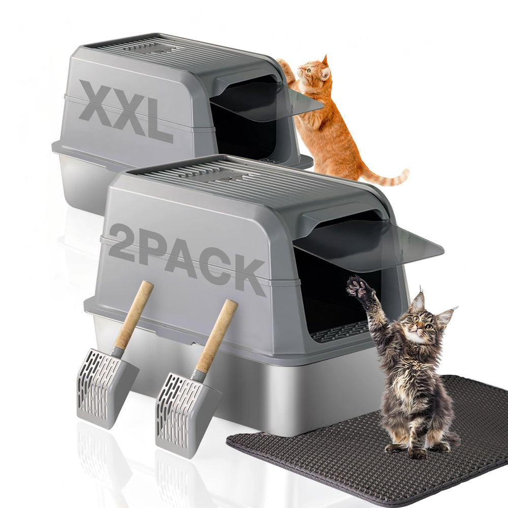 PETUX bac inox face avant montrant l'espace intérieur et facilité de nettoyage