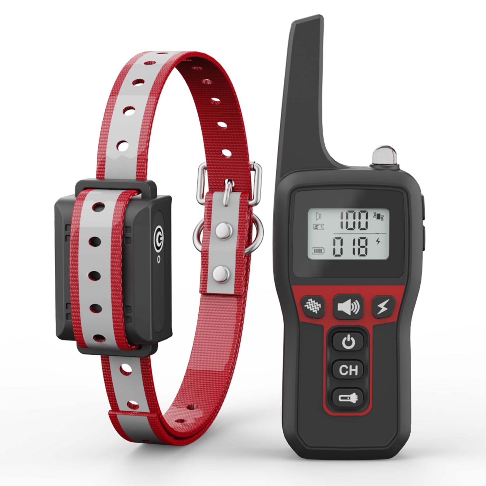 PETVENTURE collier face avant montrant design robuste et contrôle précis