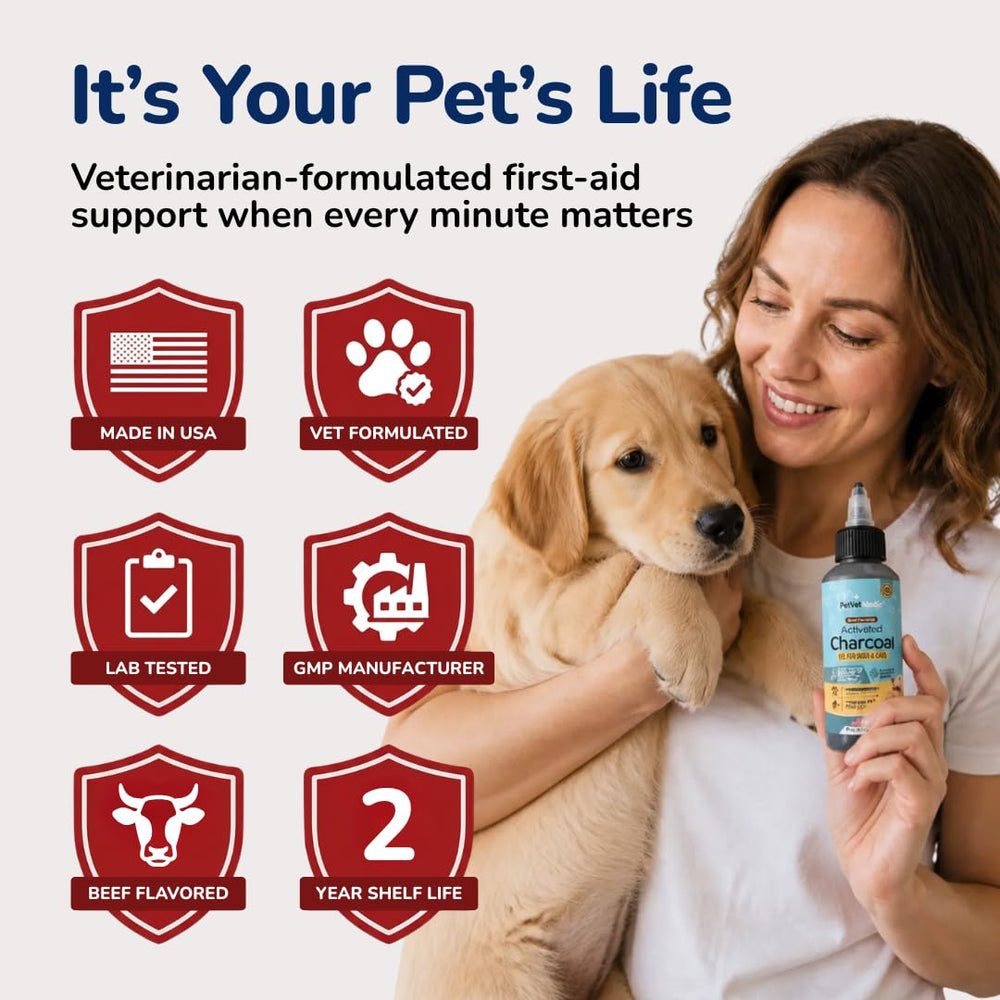 PetVet Medic gel rangé dans trousse voyage symbolisant préparation d’urgence
