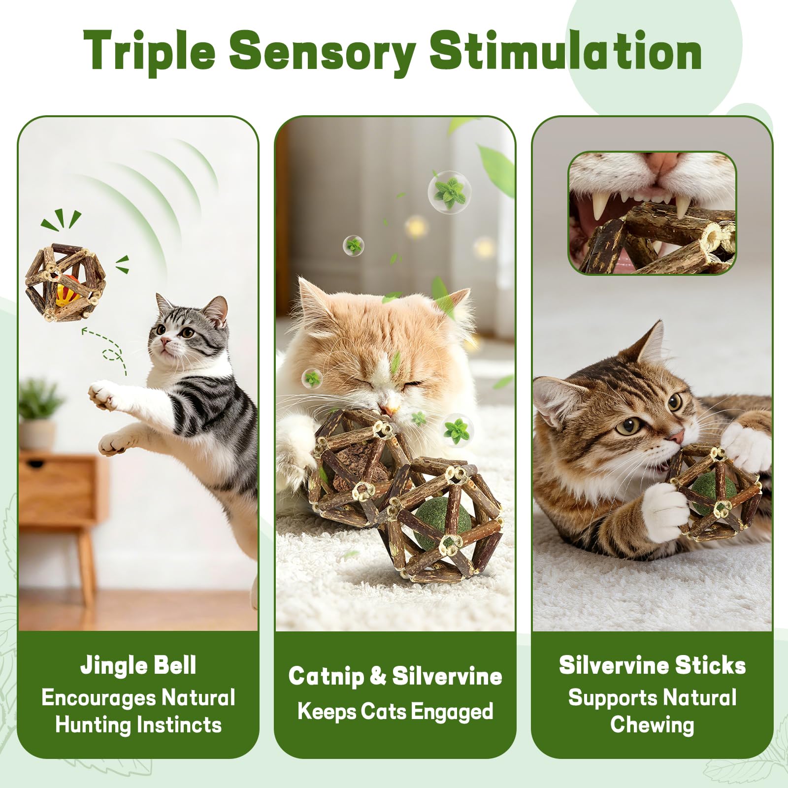 PetZen Garden détail de la clochette intérieure stimulant le jeu