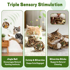PetZen Garden détail de la clochette intérieure stimulant le jeu