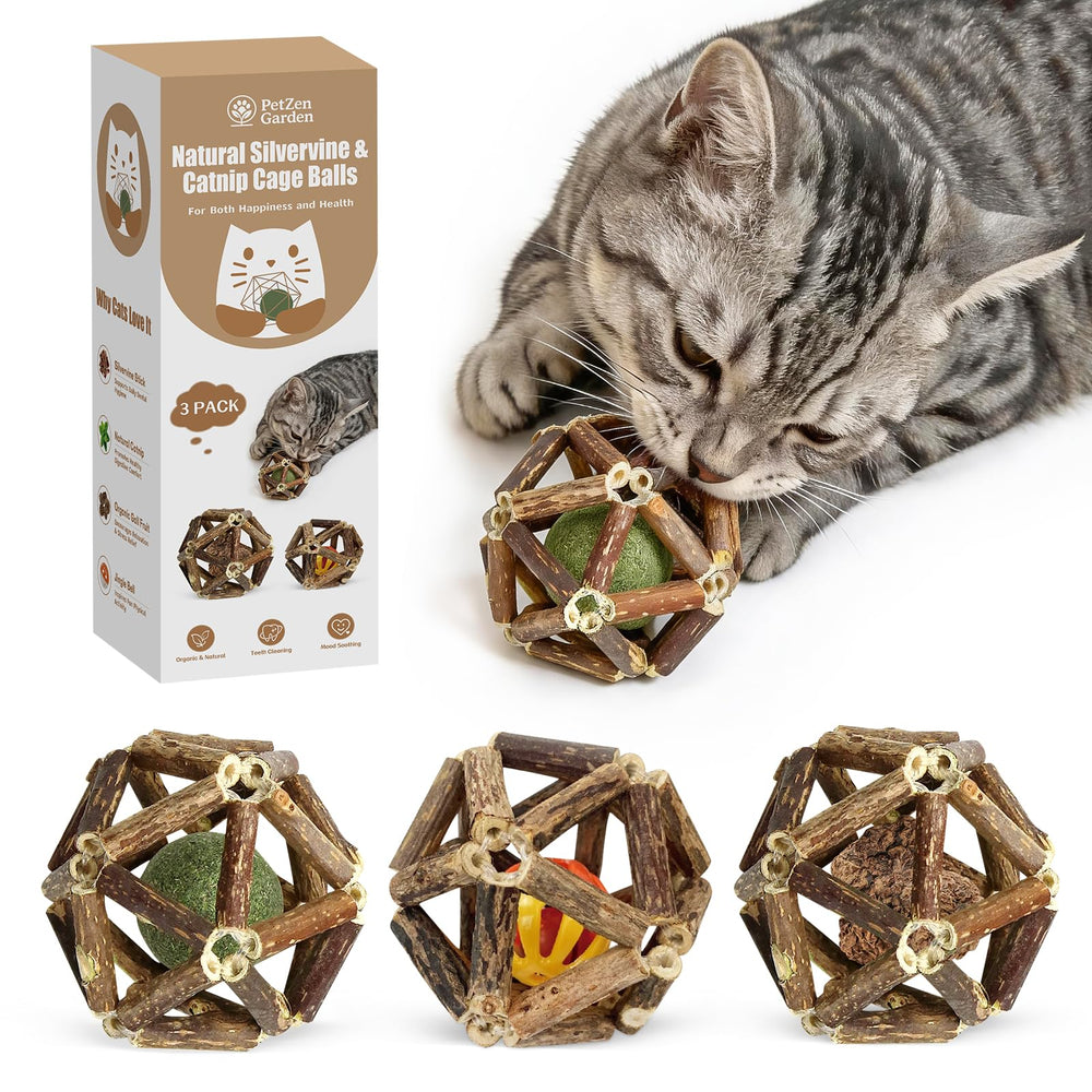 PetZen Garden balle cage vue frontale montrant la conception naturelle