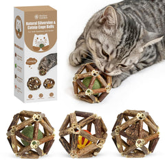PetZen Garden balle cage vue frontale montrant la conception naturelle