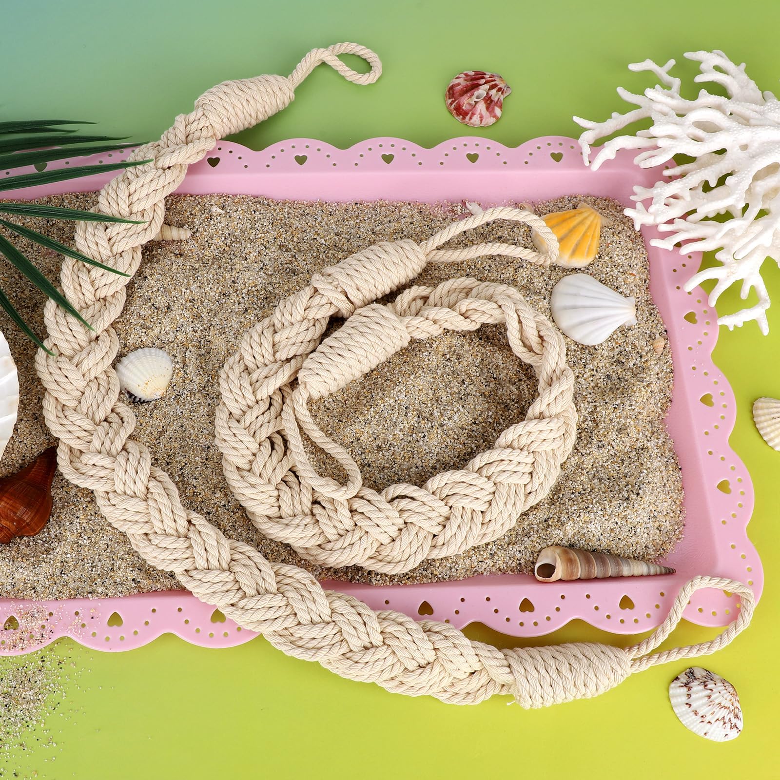PEUTIER corde beige intégrée dans décor naturel et discret du terrarium