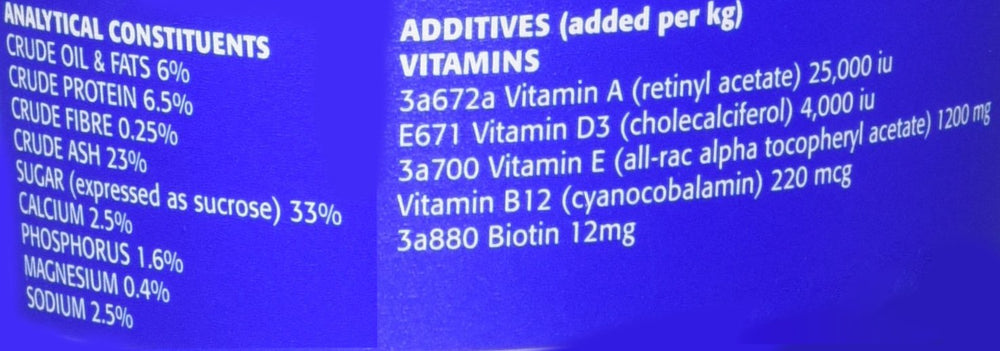 PFIFF Horslyx Minis et ingrédients, mise en avant biotine méthionine zinc bénéfiques