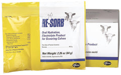 Pfizer Animal Health sachet face, réhydratation rapide et pratique pour veaux