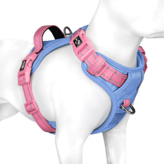 PHOEPET harnais face avant montrant fermeture facile et design sécurisant