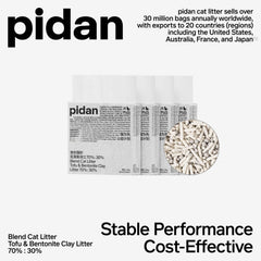 pidan gros plan sur granulés montrant absorption et texture efficace