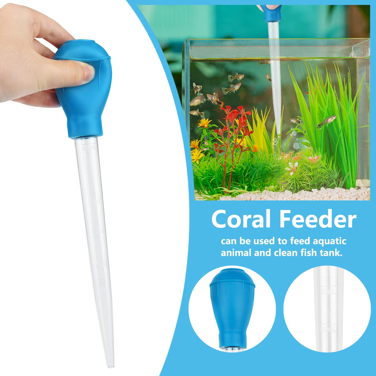 PietyPet filet à maillage fin avec règle pour comparaison taille et capture débris