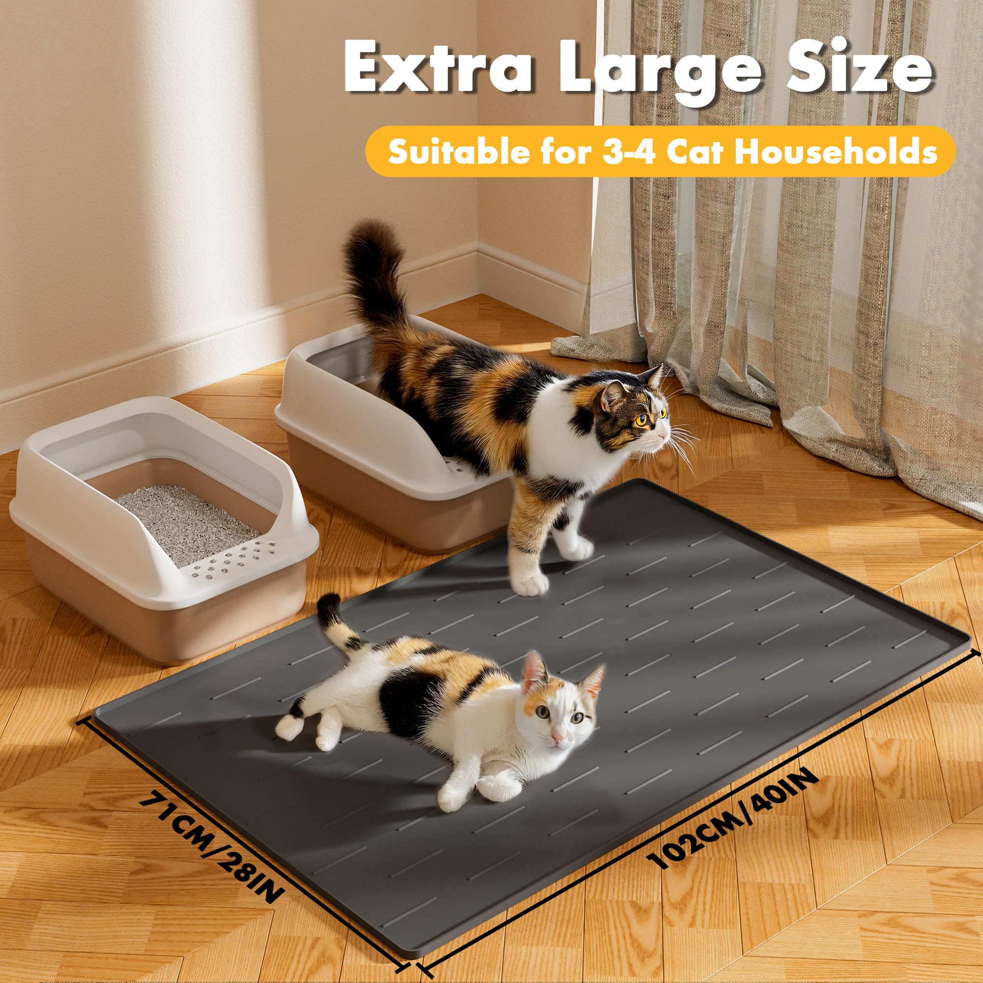 Main rinçant le tapis Pieviev illustrant nettoyage simple et rapide