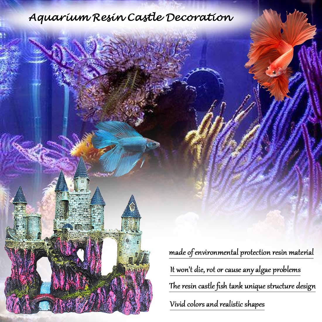 PINVNBY mise en scène aquarium décoratif apportant ambiance visuelle élégante