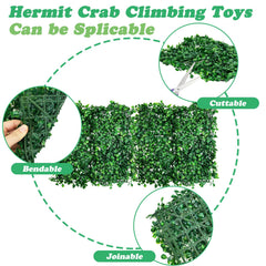 PINVNBY tapis dans terrarium mise en situation stimulant comportement et jeu