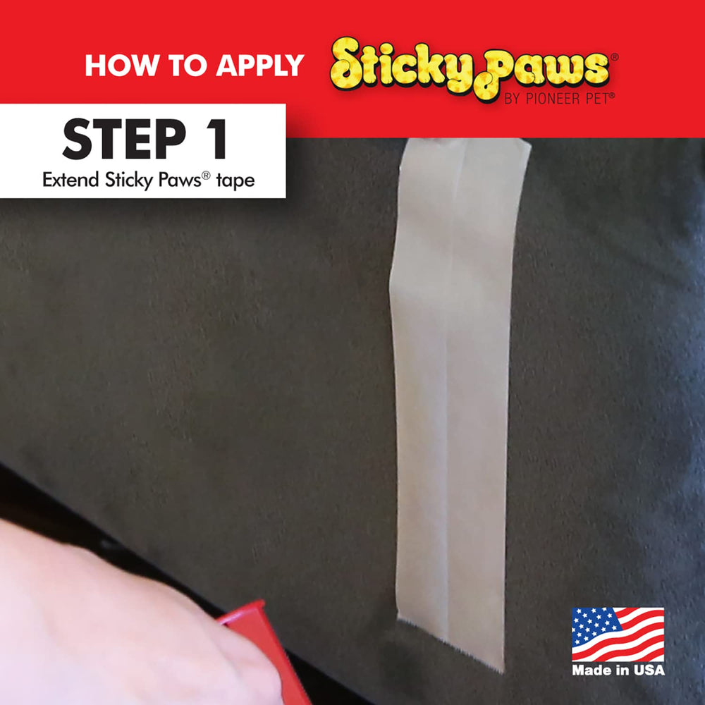 Pioneer Pet Sticky Paws gros plan sur texture collante pour dissuader le grattage