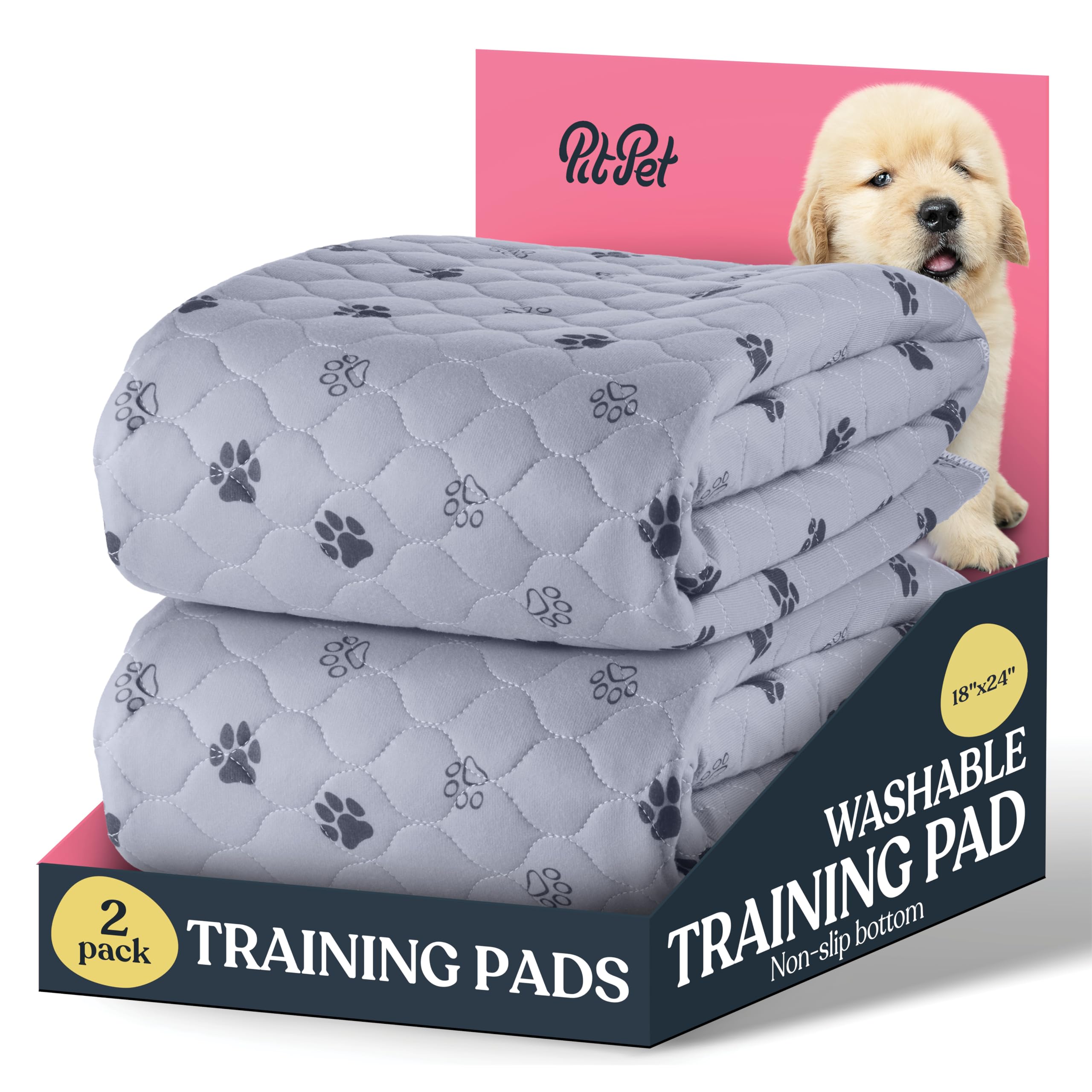 Pitpet tapis face avant montrant packaging et protection pour sols