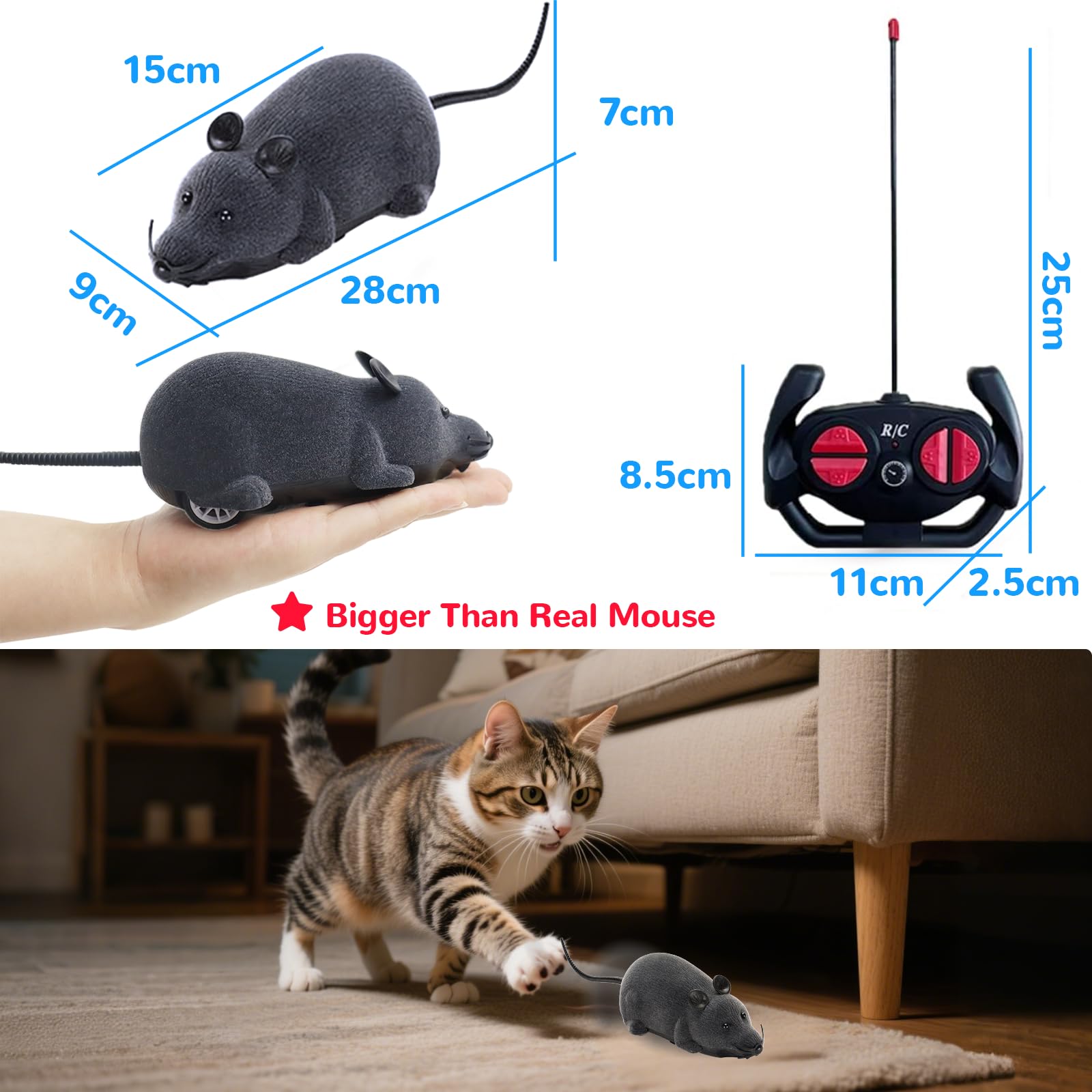Pixibond chat jouant avec souris favorise exercice actif