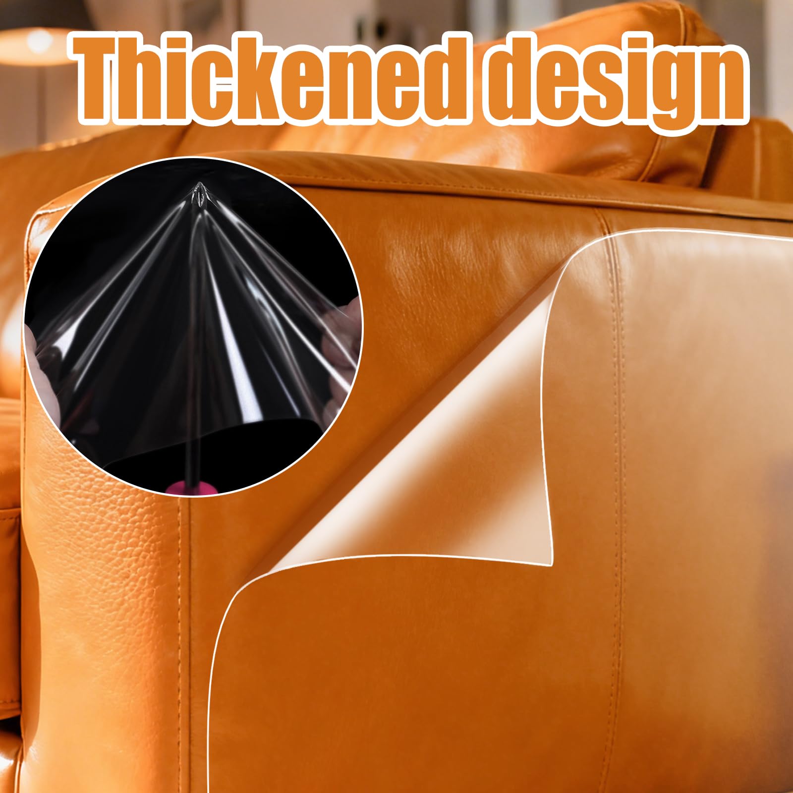 PJT gros plan texture du film montrant surface lisse et protection durable