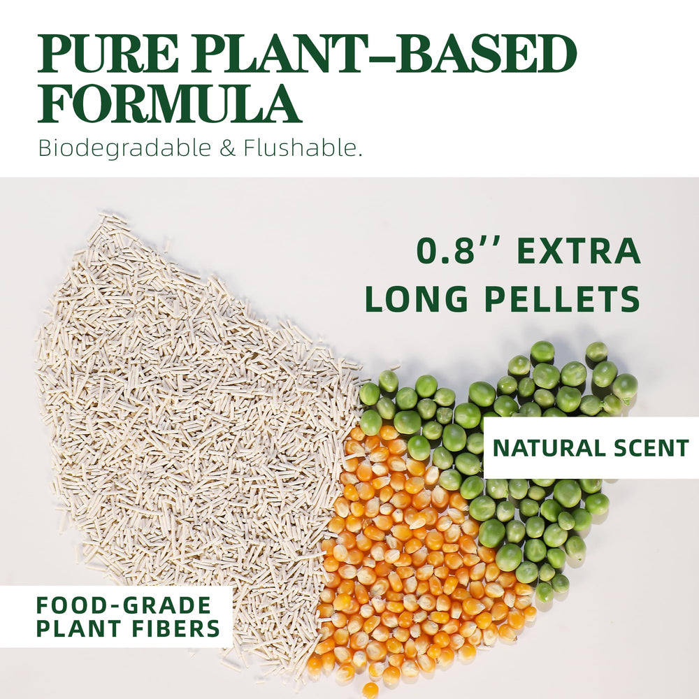 PLANT KIND gros plan sur granulés blancs illustrant texture douce et absorption