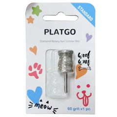 PLATGO gros plan grain diamant offrant abrasion durable et contrôle pour limage d'ongles