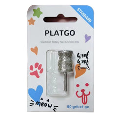 PLATGO meule en usage sur patte de chien réduisant rapidement l'excès de corne