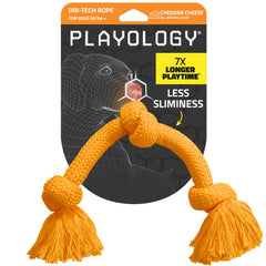 Playology corde jumbo vue de face montrant taille et prise, durable pour grands chiens