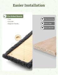 PLEKER détail du sisal naturel pour griffer et préserver les meubles