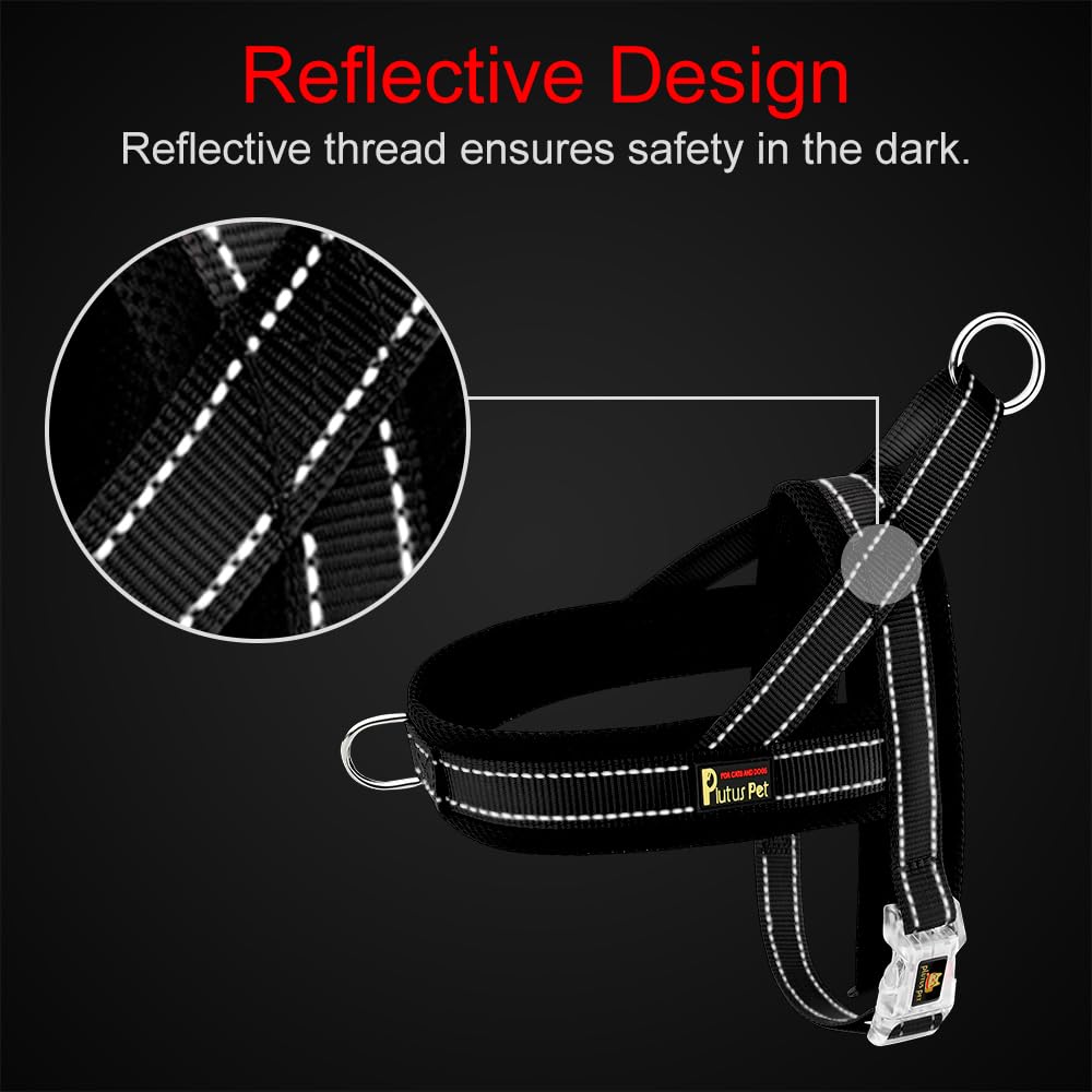 Plutus Pet clip frontal D-ring pour contrôle anti-traction