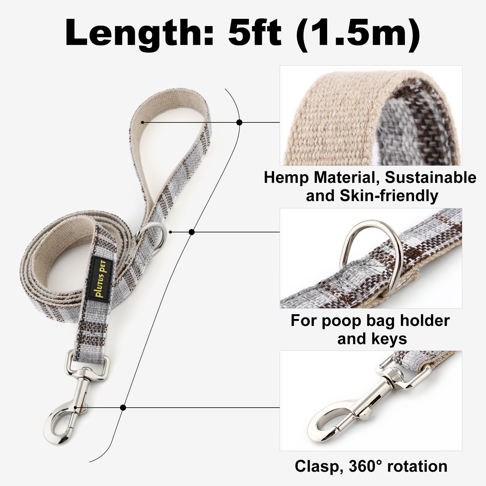 PLUTUS PET comparaison taille, montre plage d'ajustement pratique