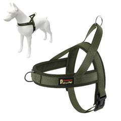 Plutus Pet harnais face avant montrant coupe et ajustement confortable
